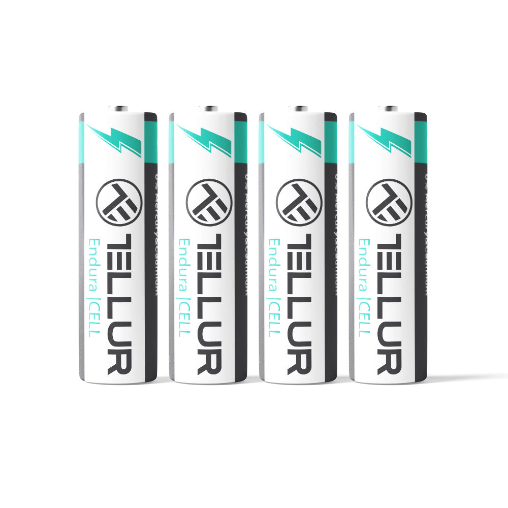 Tellur Endura Cell battery, Zinc-Carbon, AA R6, 1.5V, 4 pcs/set - TELLUR