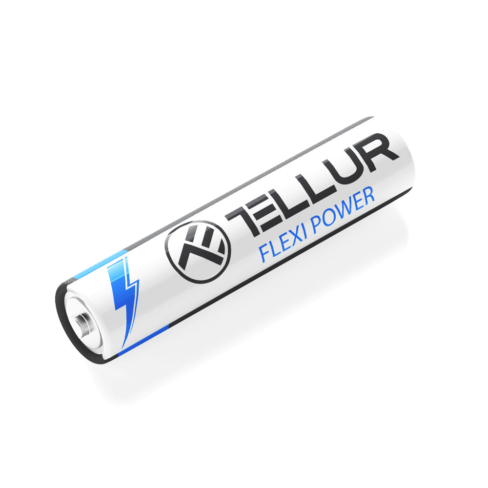 Tellur Flexi Power battery, Super Alkaline, AAA LR03, 1.5V, 4 pcs/set - TELLUR