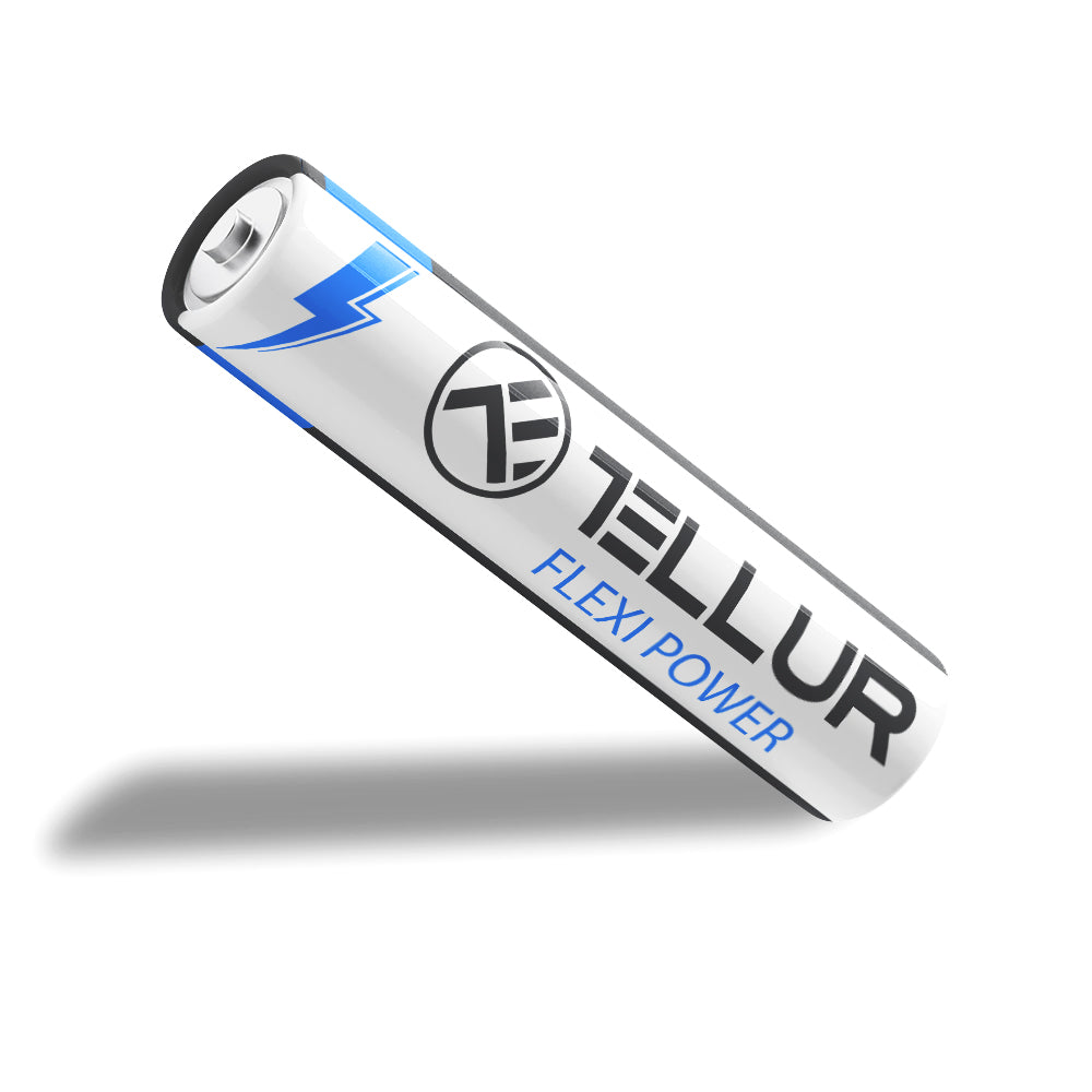 Tellur Flexi Power battery, Super Alkaline, AAA LR03, 1.5V, 4 pcs/set - TELLUR