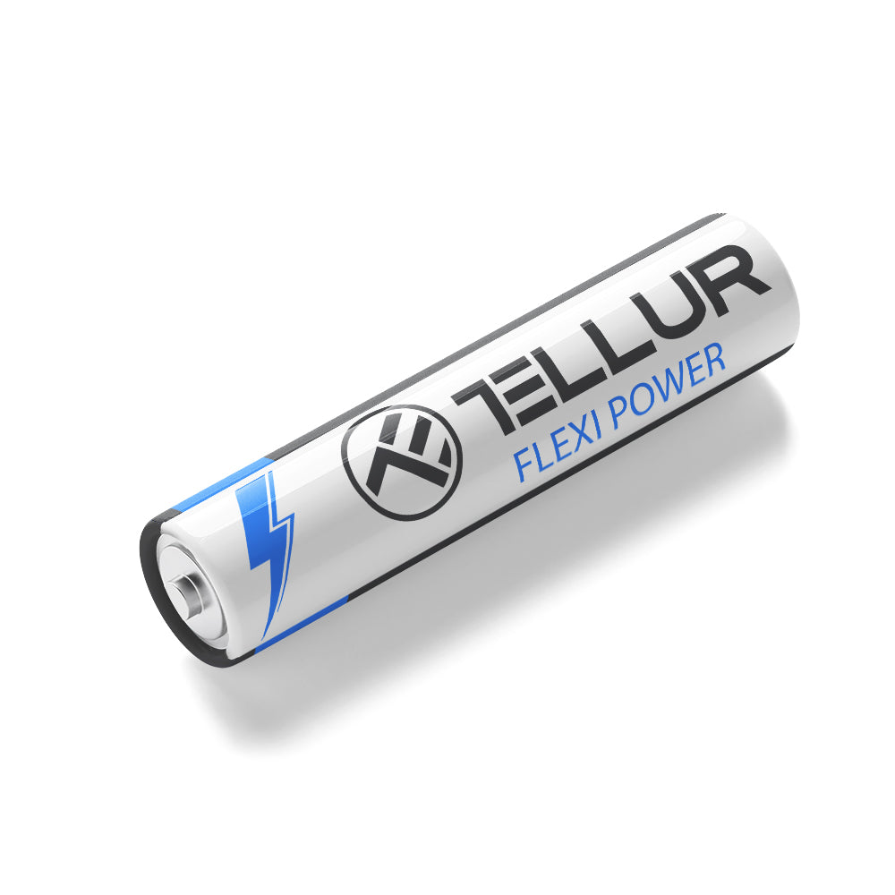 Tellur Flexi Power battery, Super Alkaline, AAA LR03, 1.5V, 4 pcs/set - TELLUR