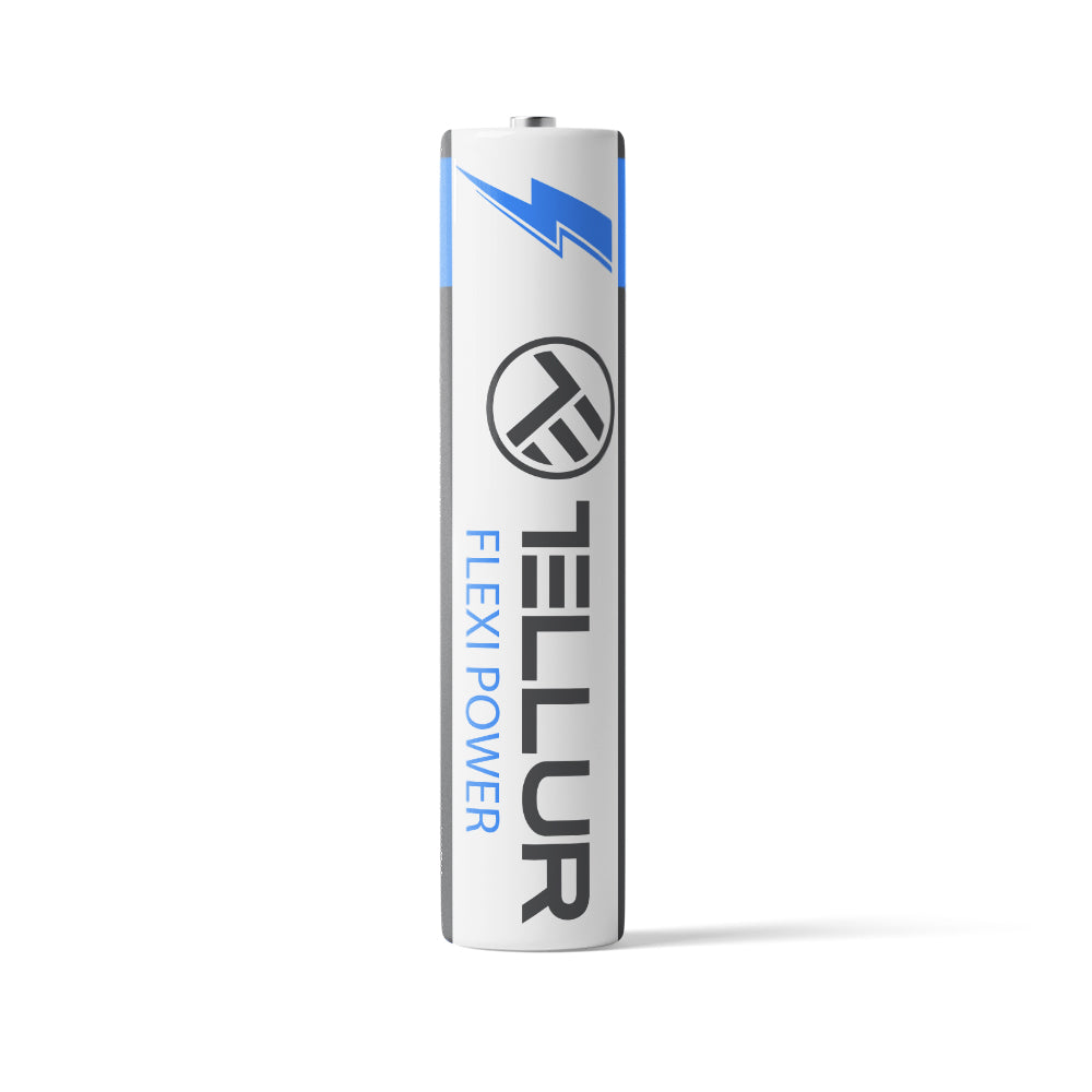 Tellur Flexi Power battery, Super Alkaline, AAA LR03, 1.5V, 4 pcs/set - TELLUR