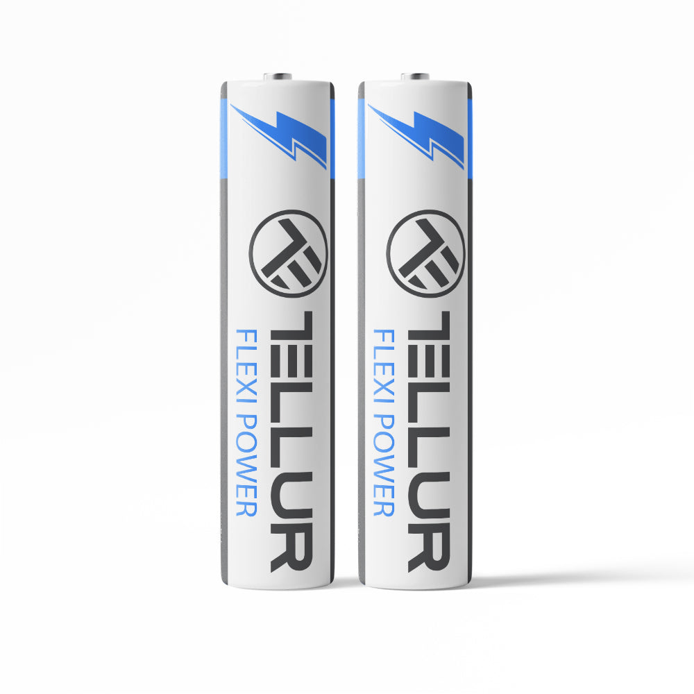 Tellur Flexi Power battery, Super Alkaline, AAA LR03, 1.5V, 2 pcs/set - TELLUR