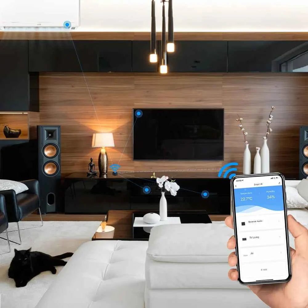 Smart IR WiFi Remote Control & Temperature and Humidity Sensor - TELLUR