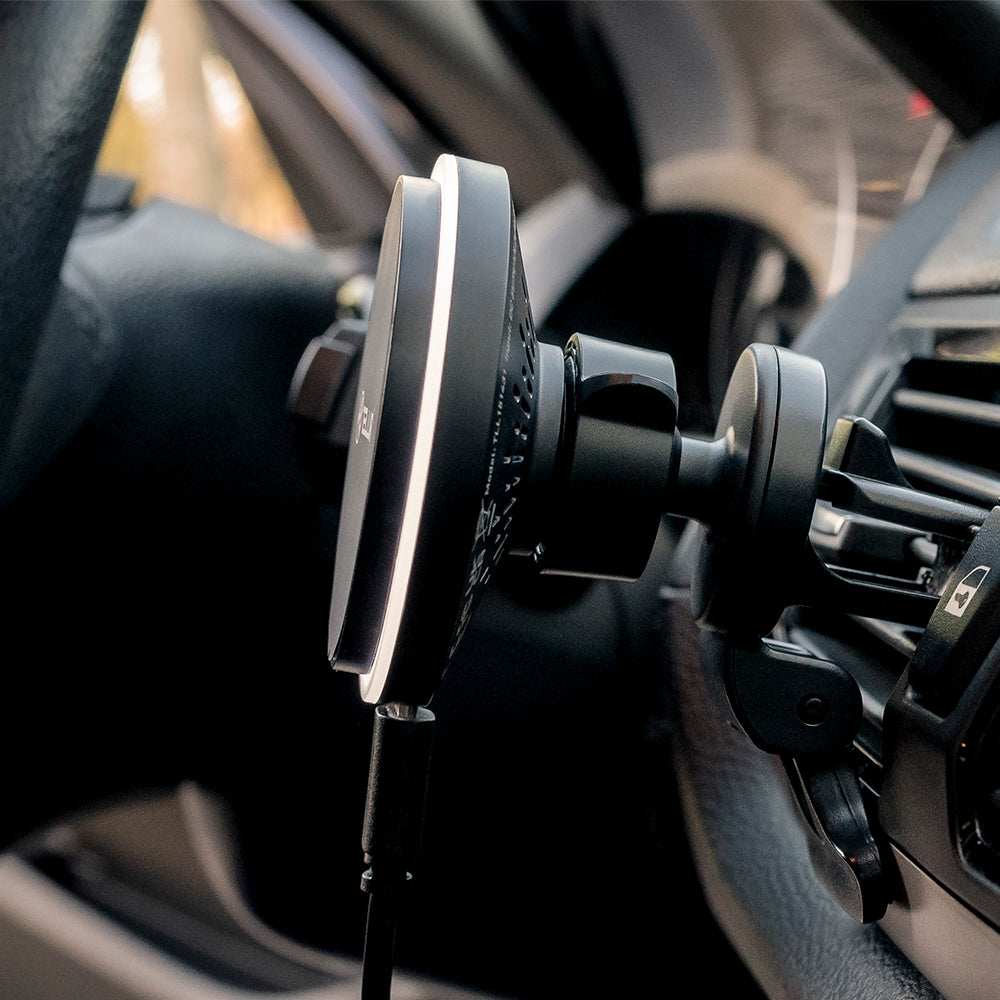 Wireless Car Charger, MagSafe Compatible, 15W, Black - TELLUR