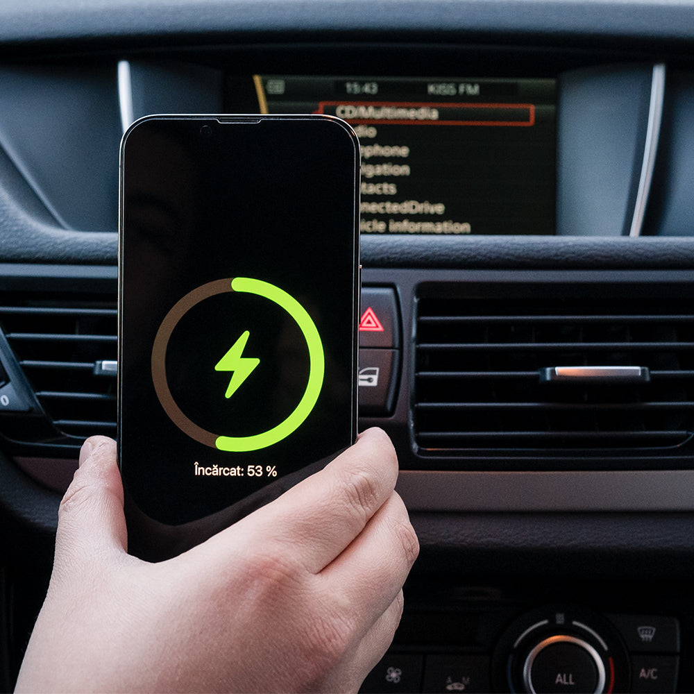 Wireless Car Charger, MagSafe Compatible, 15W, Black - TELLUR