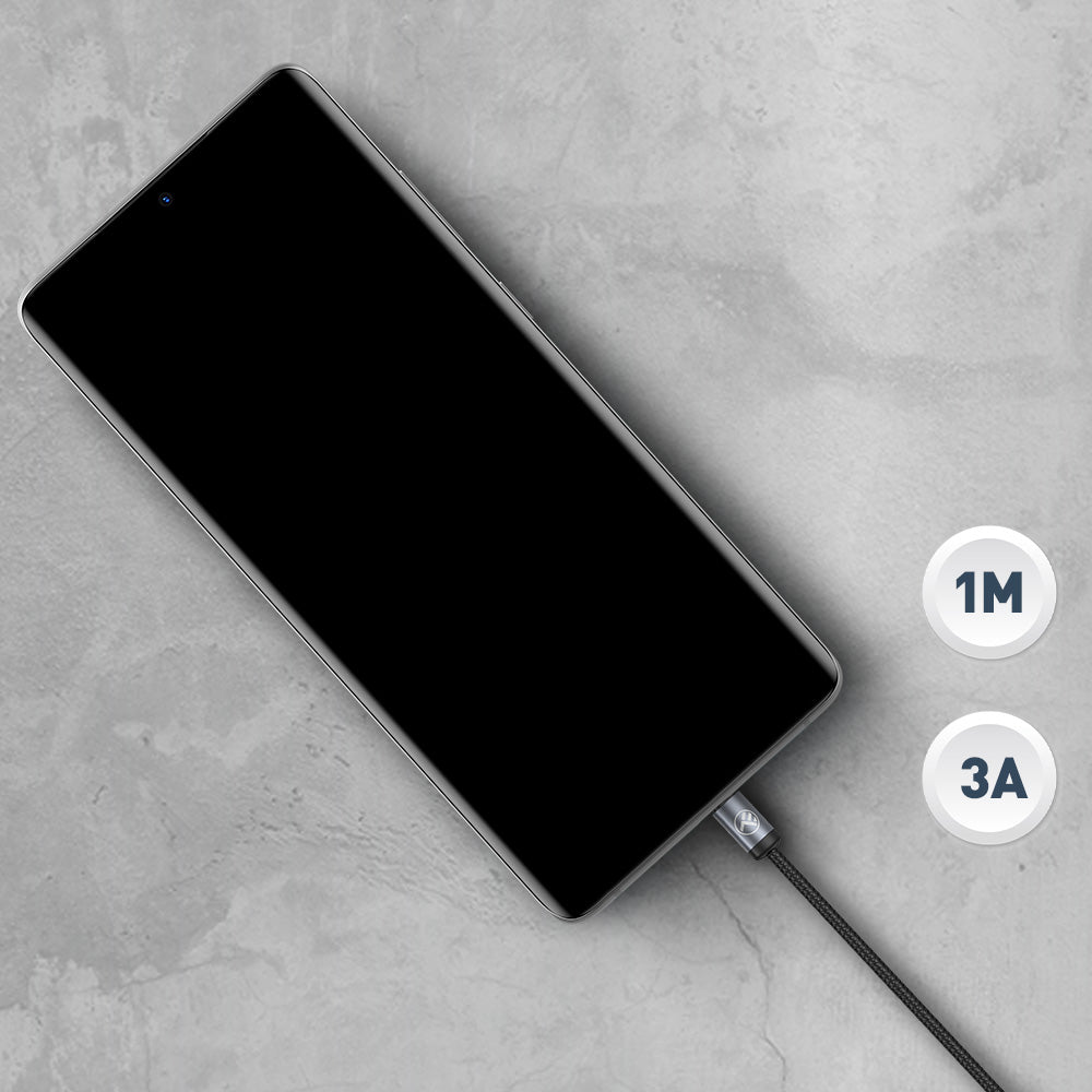 Minimalist USB to USB-C cable, 1m - TELLUR