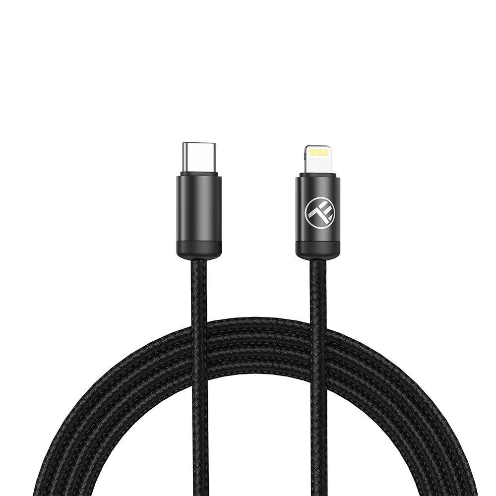 Minimalist USB-C to Lightning Cable, PD24W, 1m - TELLUR