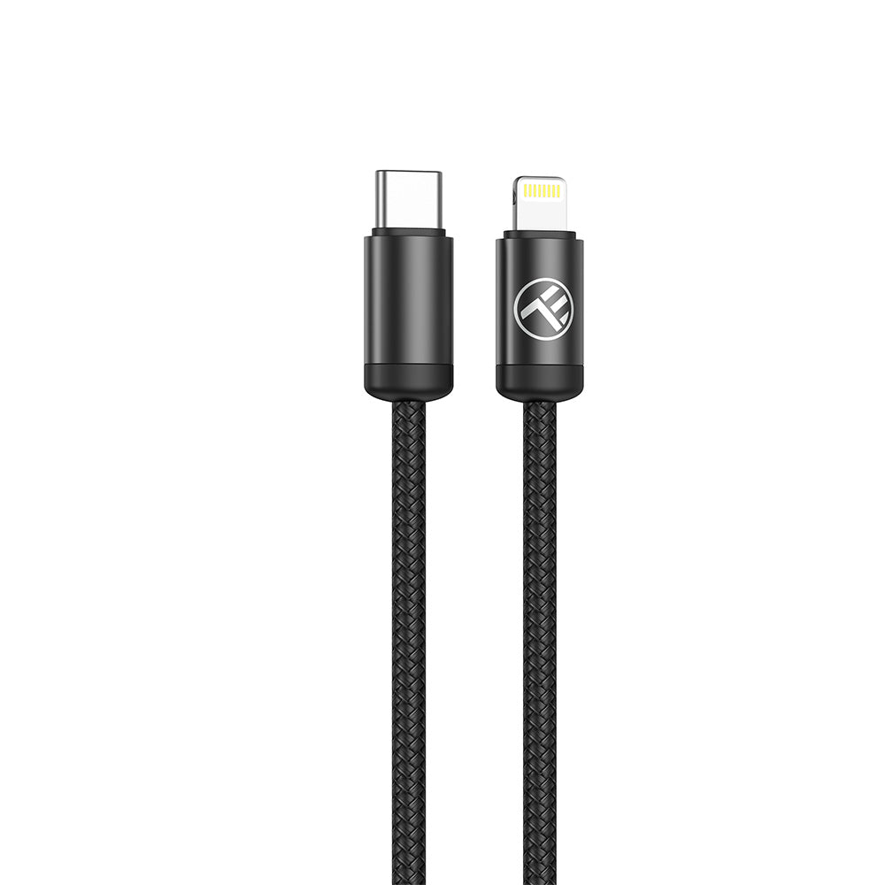 Minimalist USB-C to Lightning Cable, PD24W, 1m - TELLUR