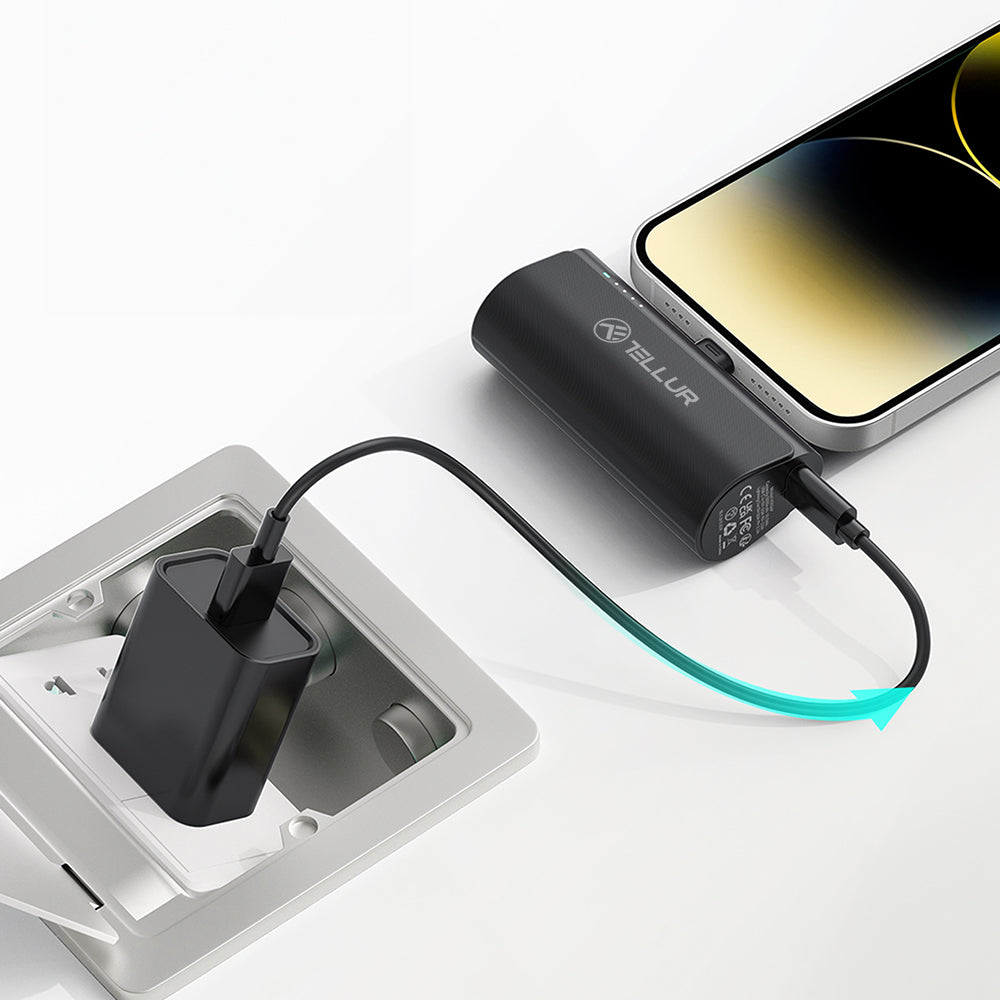 Power Bank PD201 5000mAh, PD20W - TELLUR