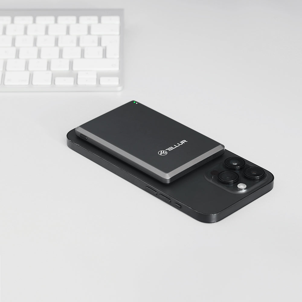 Magnetic battery 5000mAh, PD20W, MagSafe compatible - TELLUR