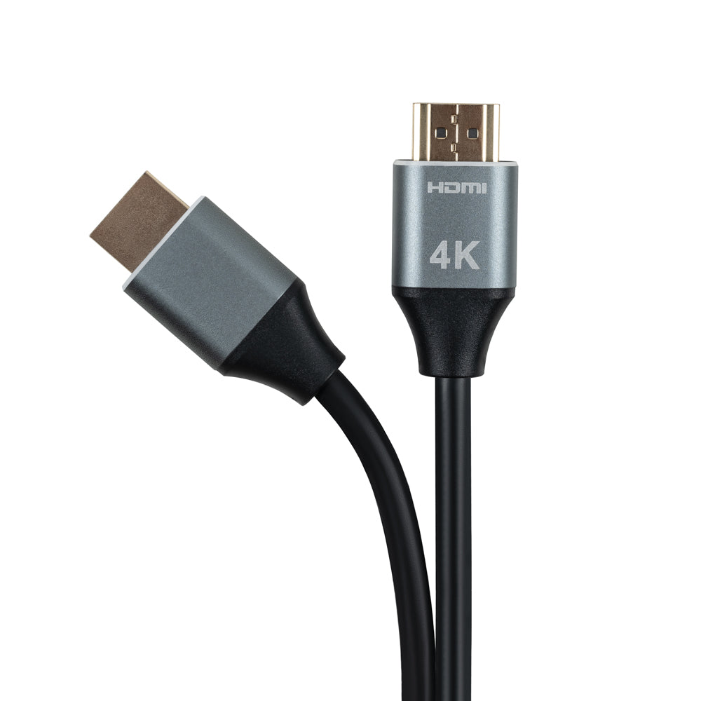 High Speed HDMI 2.0 cable, 4K, 18Gbps, plug-plug, Ethernet, gold-plated, 3m, Black - TELLUR