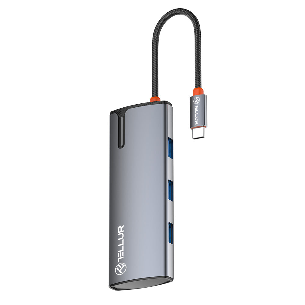 USB-C hub, PD 3.0 100W HDMI, 3xUSB 3.0 - TELLUR