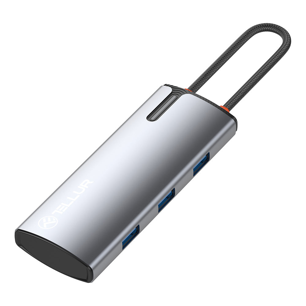 USB-C hub, PD 3.0 100W HDMI, 3xUSB 3.0 - TELLUR