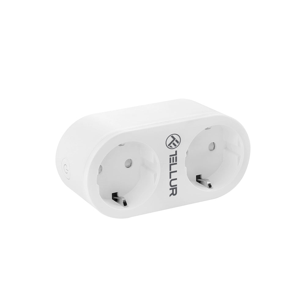 WiFi Smart AC socket, 2 ports, 16A - TELLUR