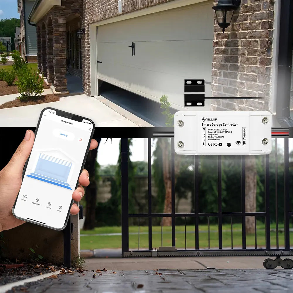 WiFi Garage Door control Kit - TELLUR
