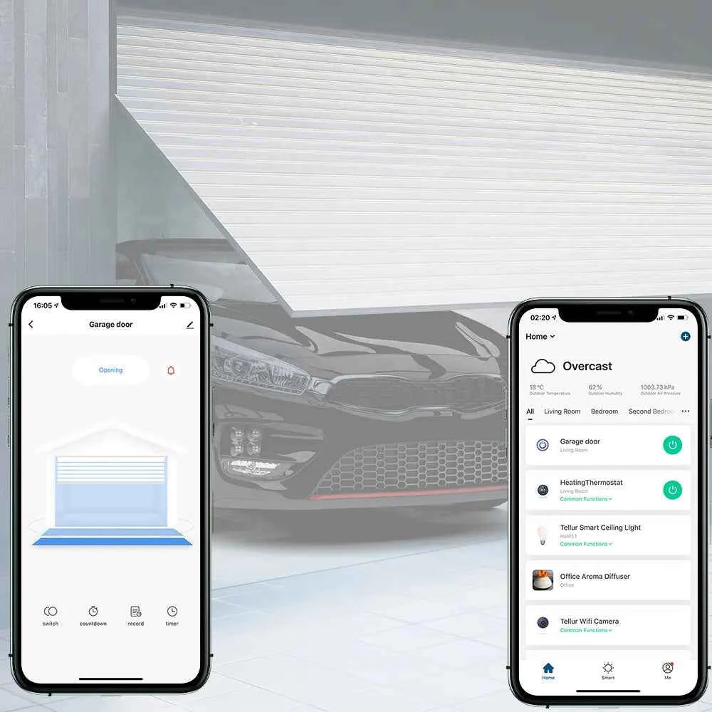 WiFi Garage Door control Kit - TELLUR