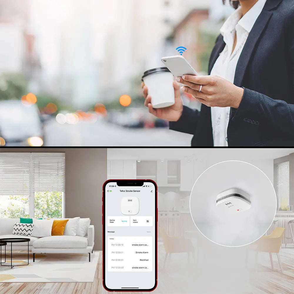 WiFi Smoke Sensor - TELLUR