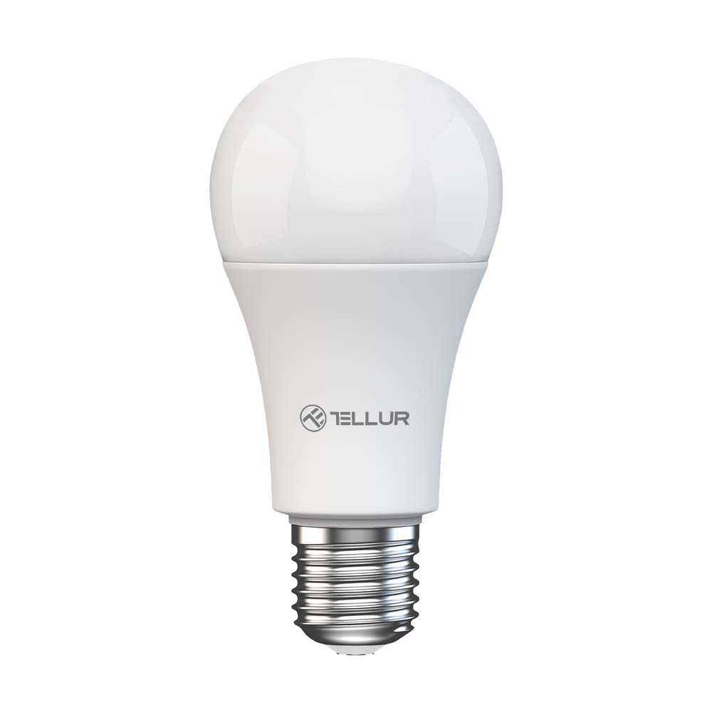 WiFi Smart Bulb E27, 9W, white/warm/RGB, dimmer - TELLUR