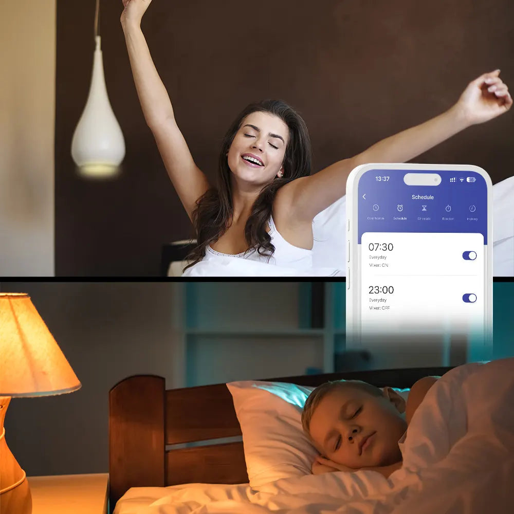 Smart WiFi Power Strip, 3 Outlets, PD30W, QC18W, 2xUSB 2.4A, 2500W, 10A, 2m - TELLUR