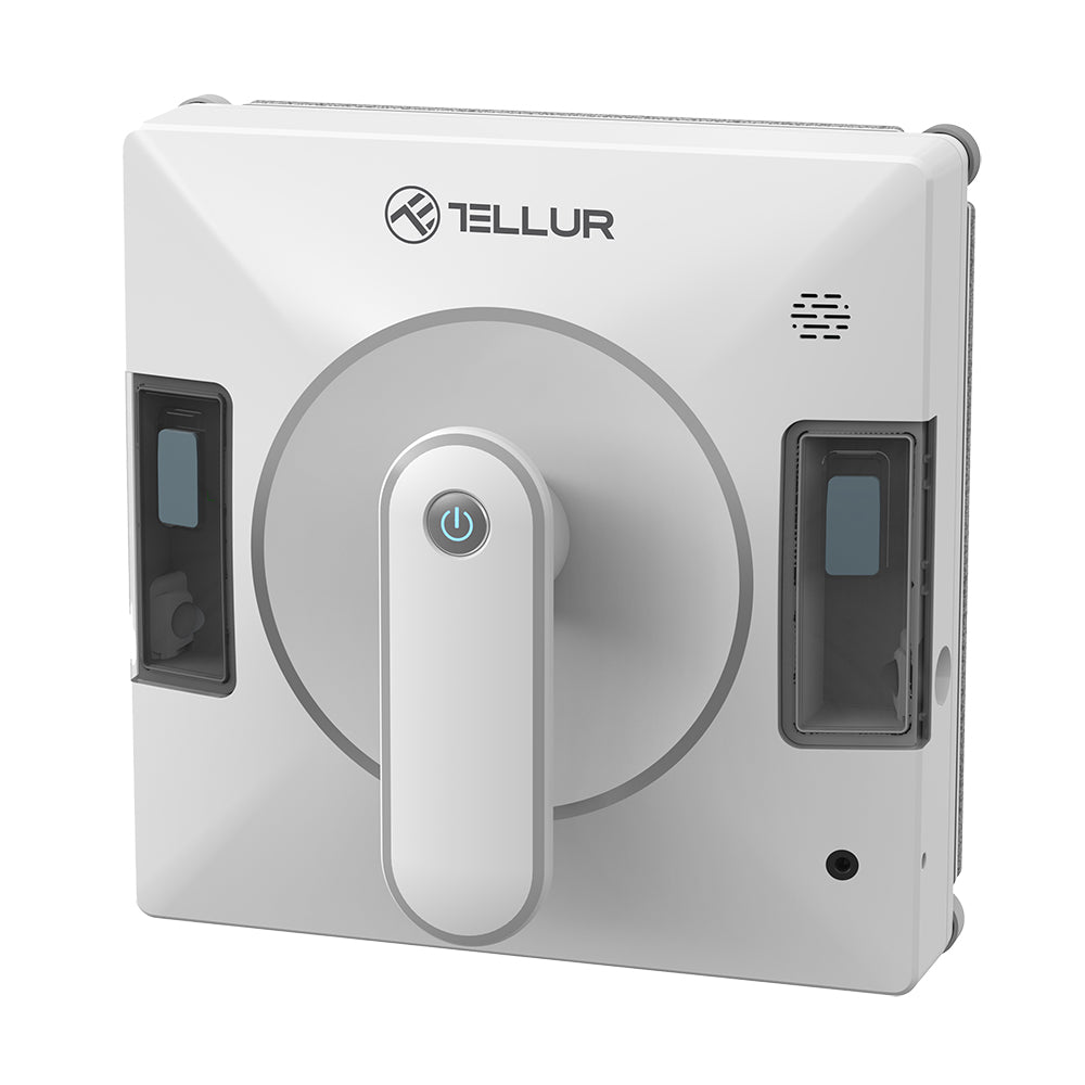 Tellur Smart WiFi Robot Window Cleaner, RWC02, 72W, two water tanks, anti fall, white - TELLUR