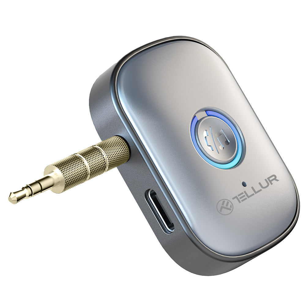 Bluetooth audio receiver, portable 3.5mm Aux adapter - TELLUR