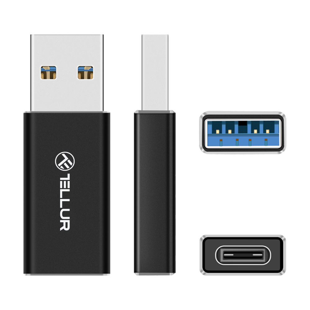 USB-A to USB-C adapter - TELLUR