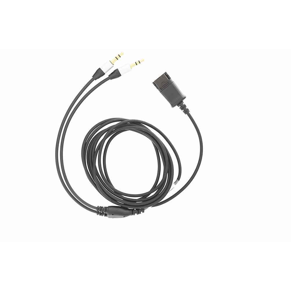 QD to 2 x Jack 3.5mm adapter cable - TELLUR