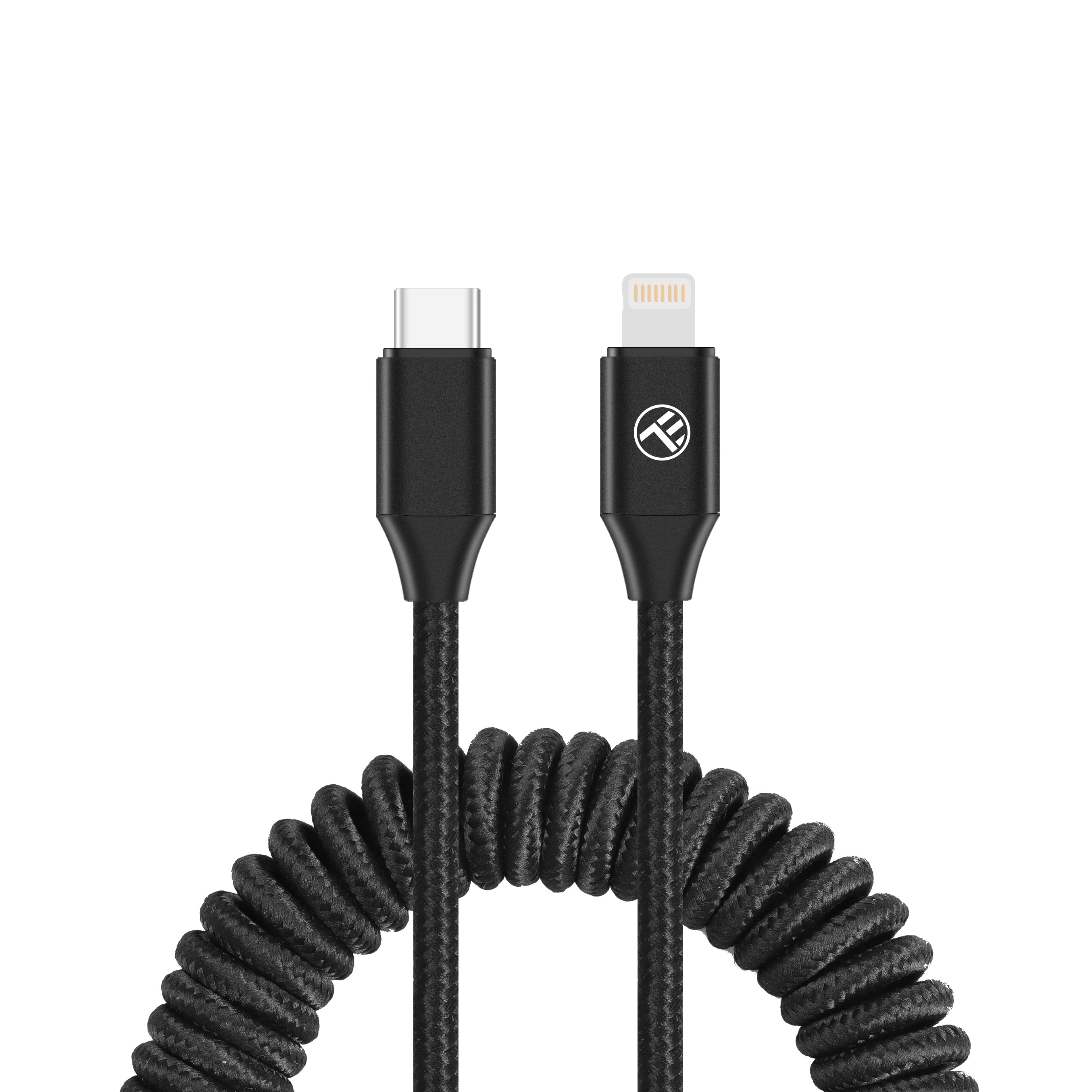 Extendable USB-C to Lightning cable, PD27W, up to 1.8m - TELLUR