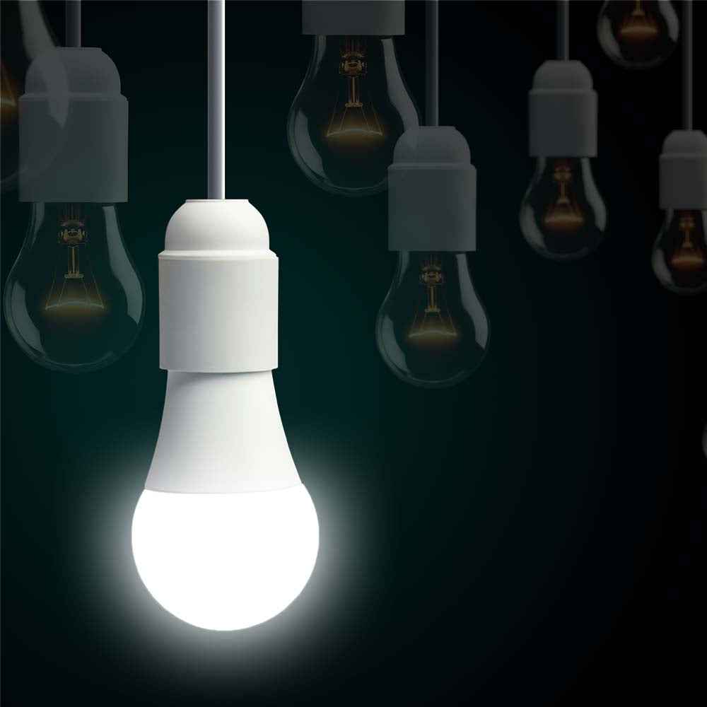 WiFi Smart Bulb E27, 9W, white/warm, dimmer - TELLUR