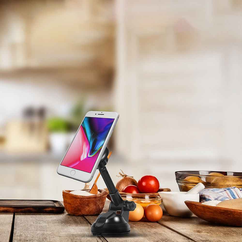 Phone Suction Cup Magnetic Adjustable Holder - TELLUR