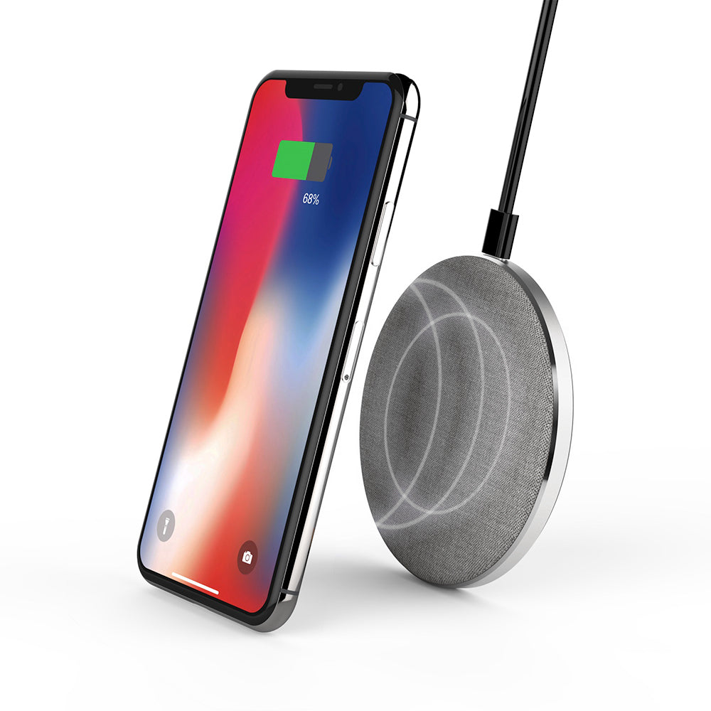 Qi Certified Wireless Slim Fast Charging Pad - TELLUR