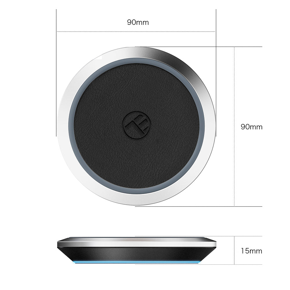 Qi Certified Wireless Slim Fast Charging Pad - TELLUR