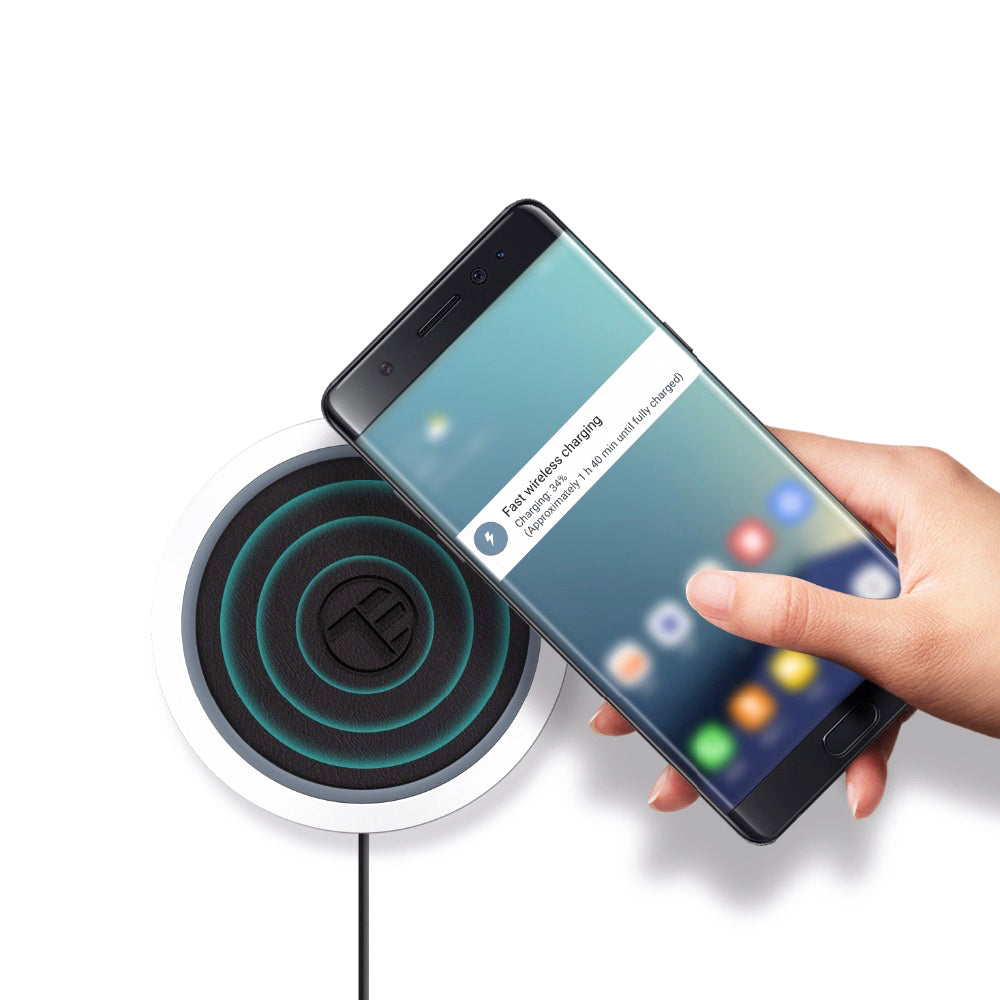 Qi Certified Wireless Slim Fast Charging Pad - TELLUR