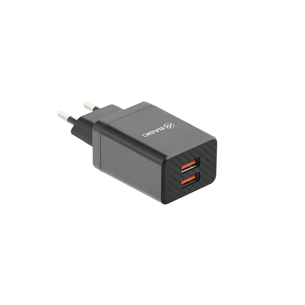 Dual USB Wall Charger, 2.4A - TELLUR