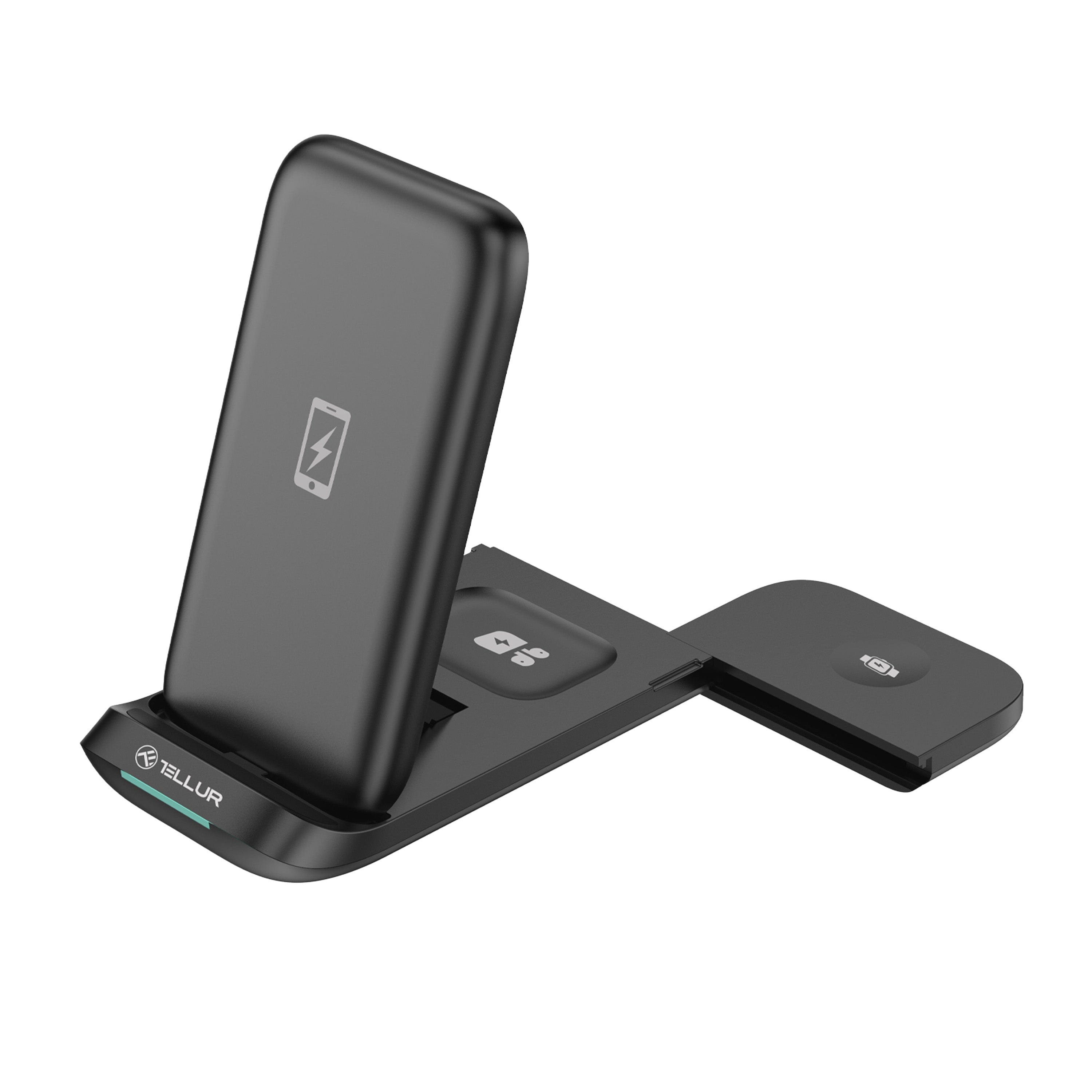 3-in-1 Wireless Desk Charger - TELLUR