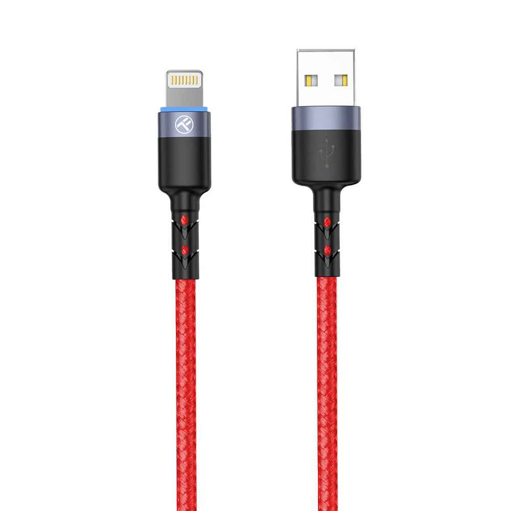 USB to Lightning Cable with LED Light, 3A, 1.2m – Tellur - TELLUR