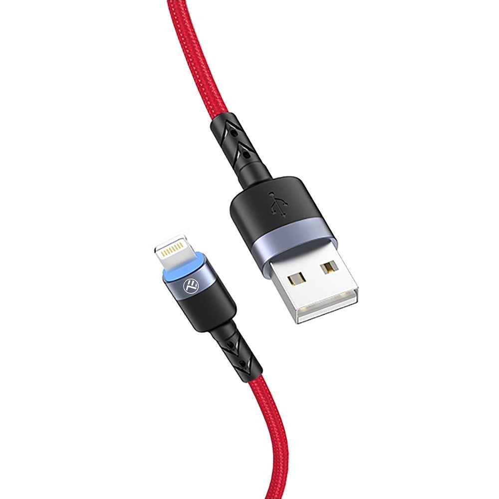 USB to Lightning Cable with LED Light, 3A, 1.2m – Tellur - TELLUR
