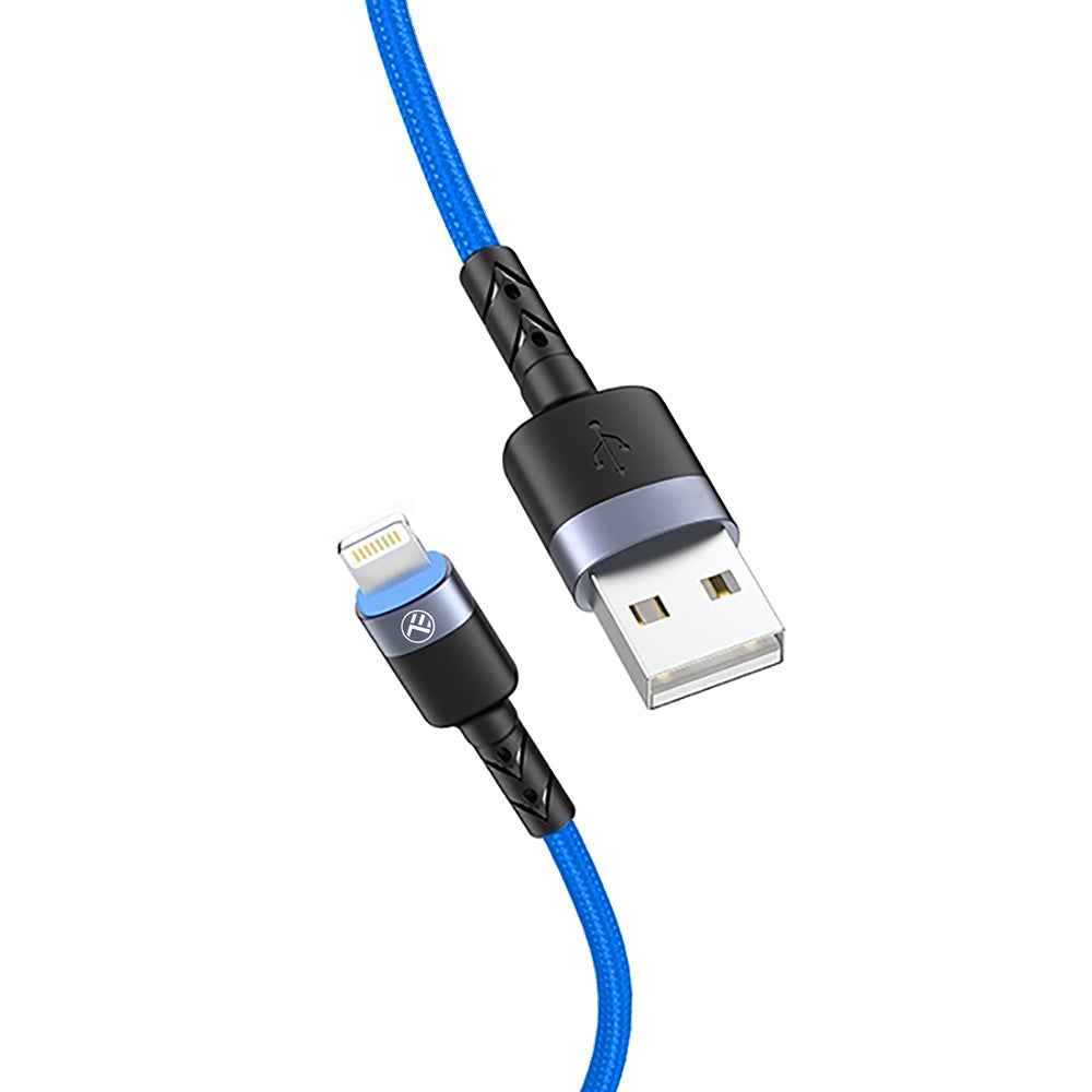 USB to Lightning Cable with LED Light, 3A, 1.2m – Tellur - TELLUR