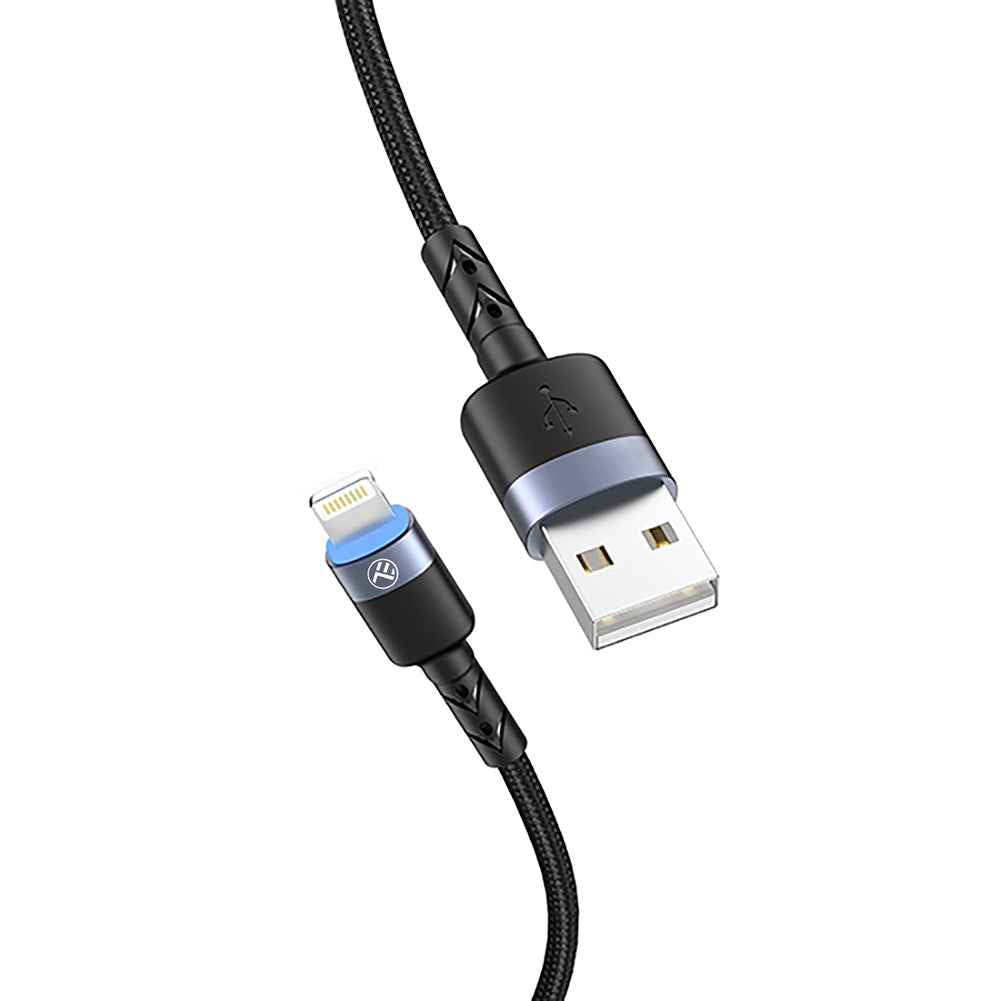 USB to Lightning Cable with LED Light, 3A, 1.2m – Tellur - TELLUR