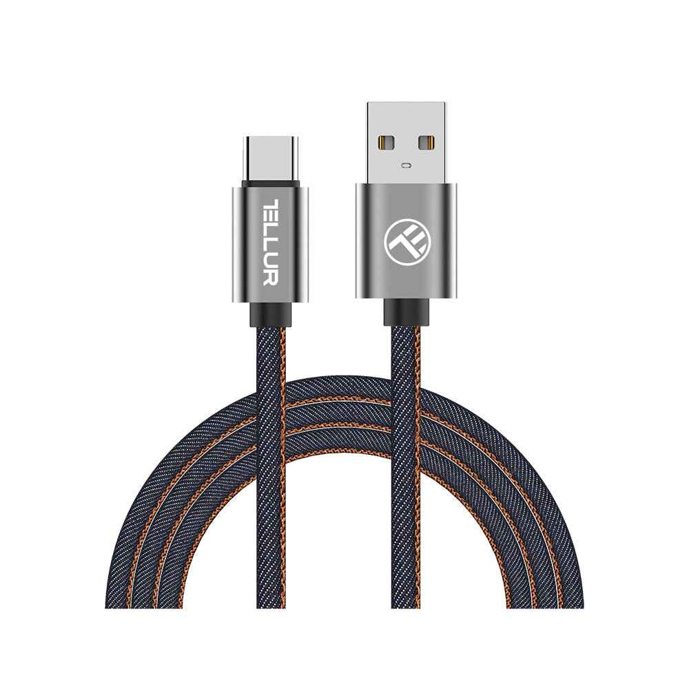 Denim Type-C Cable, 1m - TELLUR