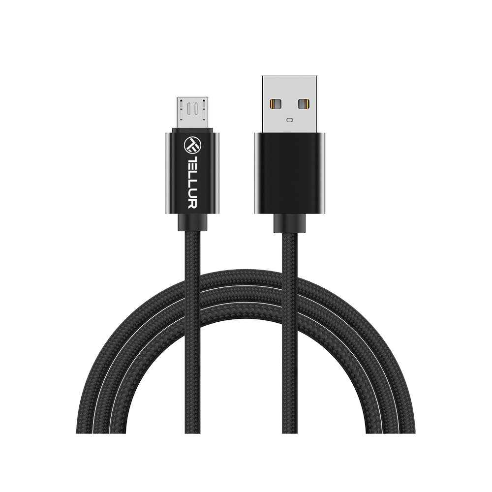 Braided Micro USB Cable, 1m - TELLUR