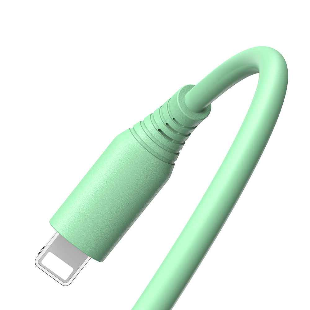 Silicone USB to Lightning cable, 3A, 1m - TELLUR
