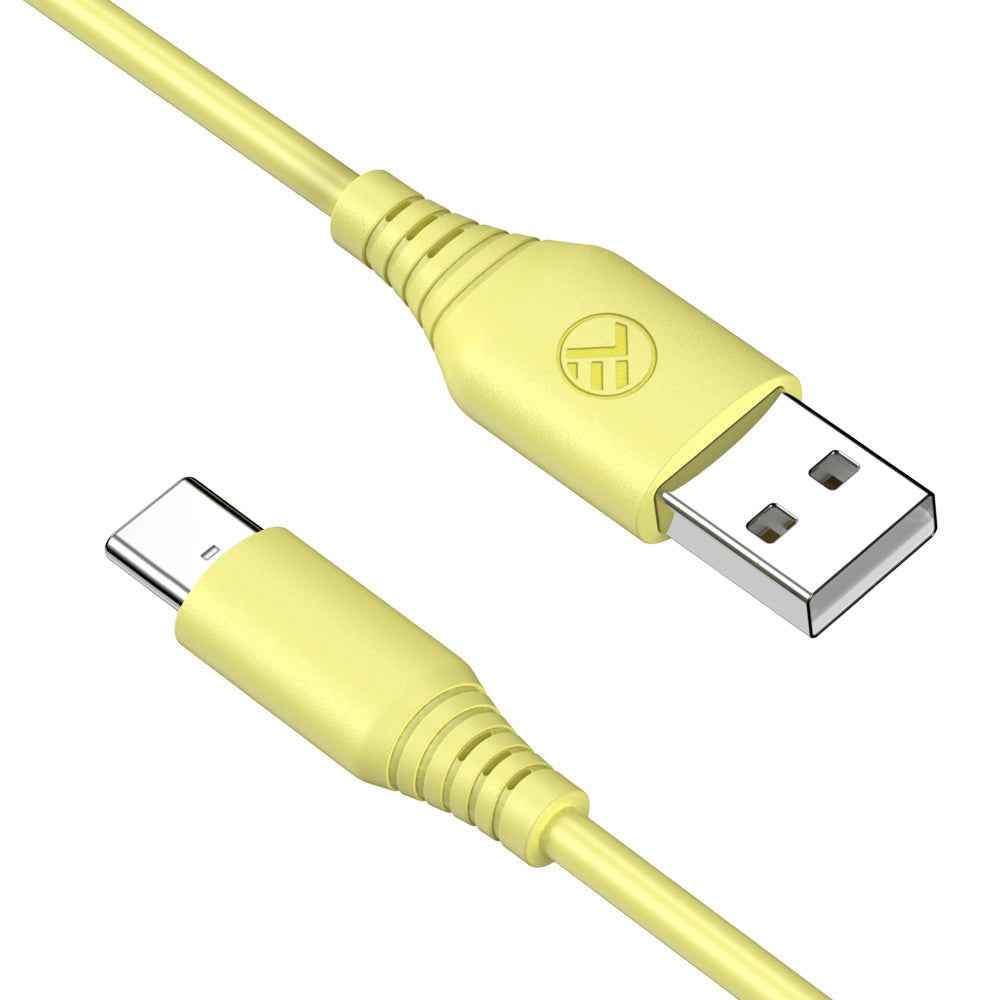 Silicone USB to Type-C cable, 3A, 1m - TELLUR