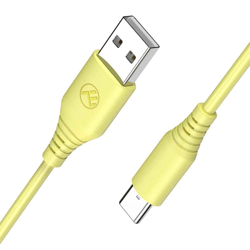 Silicone USB to Type-C cable, 3A, 1m - TELLUR