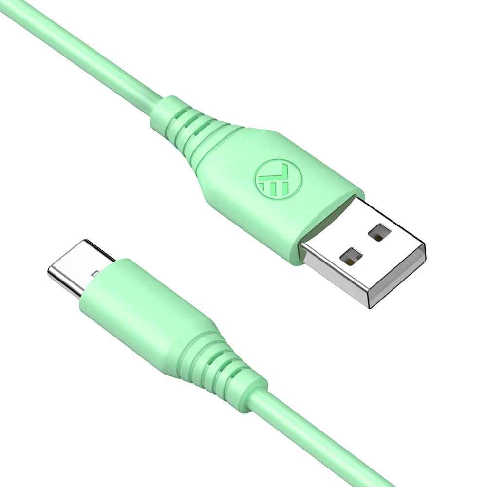 Silicone USB to Type-C cable, 3A, 1m - TELLUR