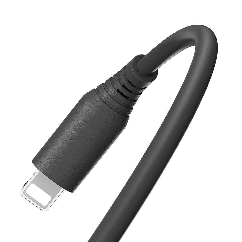 Silicone USB to Lightning cable, 3A, 1m - TELLUR