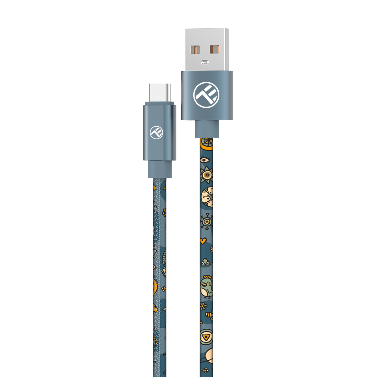 Graffiti USB to Type-C cable, 3A, 1m - TELLUR
