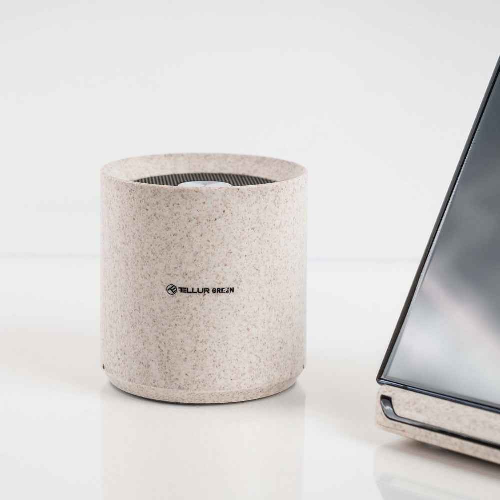 Tellur Green Bluetooth speaker, 3W, cream - TELLUR