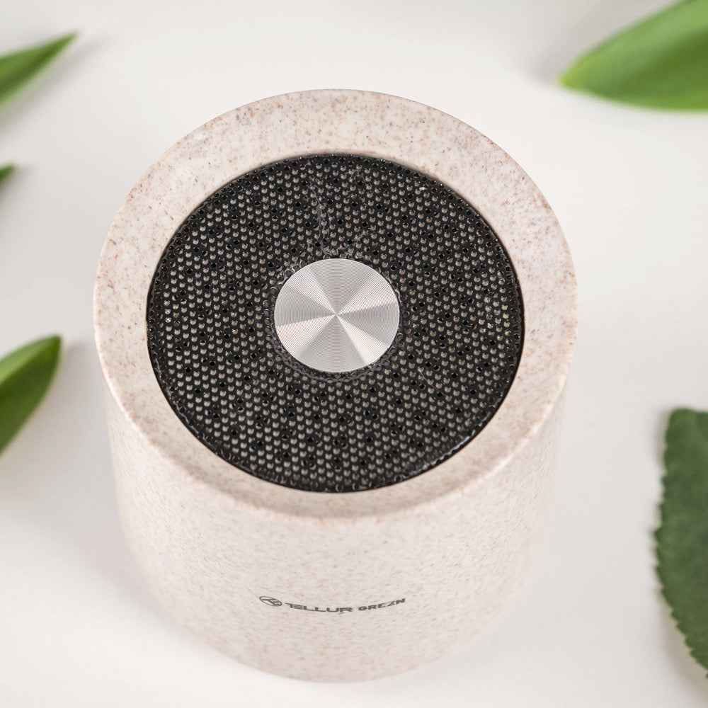 Tellur Green Bluetooth speaker, 3W, cream - TELLUR