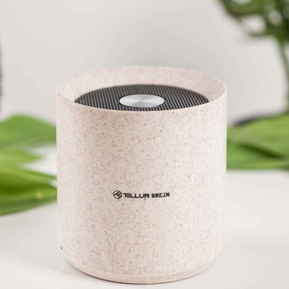 Tellur Green Bluetooth speaker, 3W, cream - TELLUR